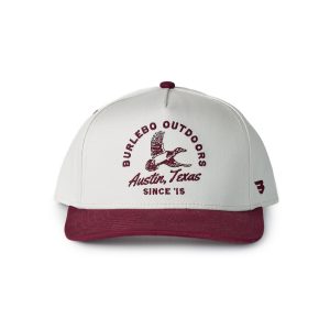 Cap - Classic Duck - Cream & Maroon