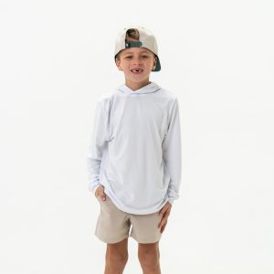 Youth Performance Hoodie - White