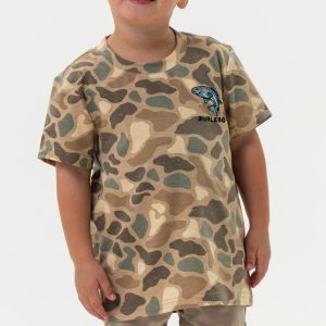 Youth Short Sleeve Tee - Pintail Camo - Jumping Trout