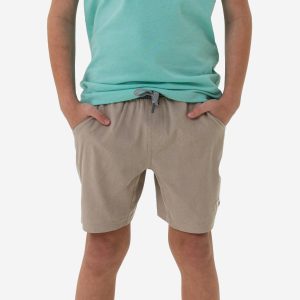 Youth Athletic Short - Heather Khaki - Venado Camo Liner