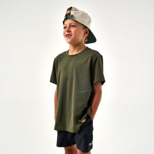 Youth Go To Tee - Mallard Green