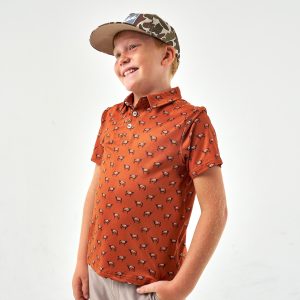 Youth Performance Polo - Cattle Drive