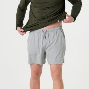 Athletic Short - Light Grey - Grey Aztec Liner